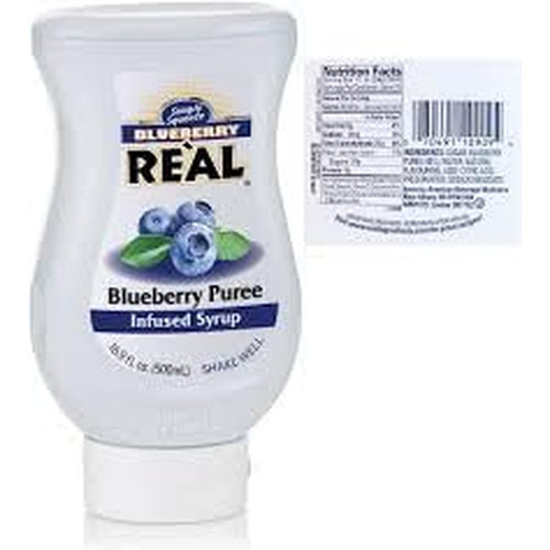 Reàl Blueberry Puree Infused Syrup, 16.9 fl oz