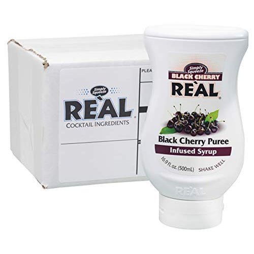Reàl Black Cherry Puree Infused Syrup, 16.9 fl oz