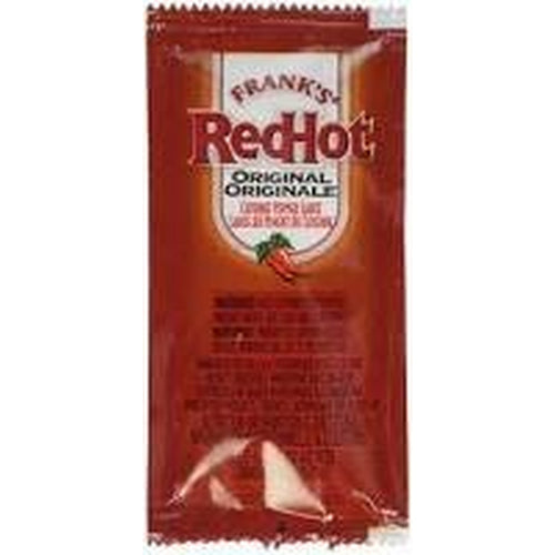 Frank's RedHot Original Hot Sauce Packets, 0.25 oz, 25 Count