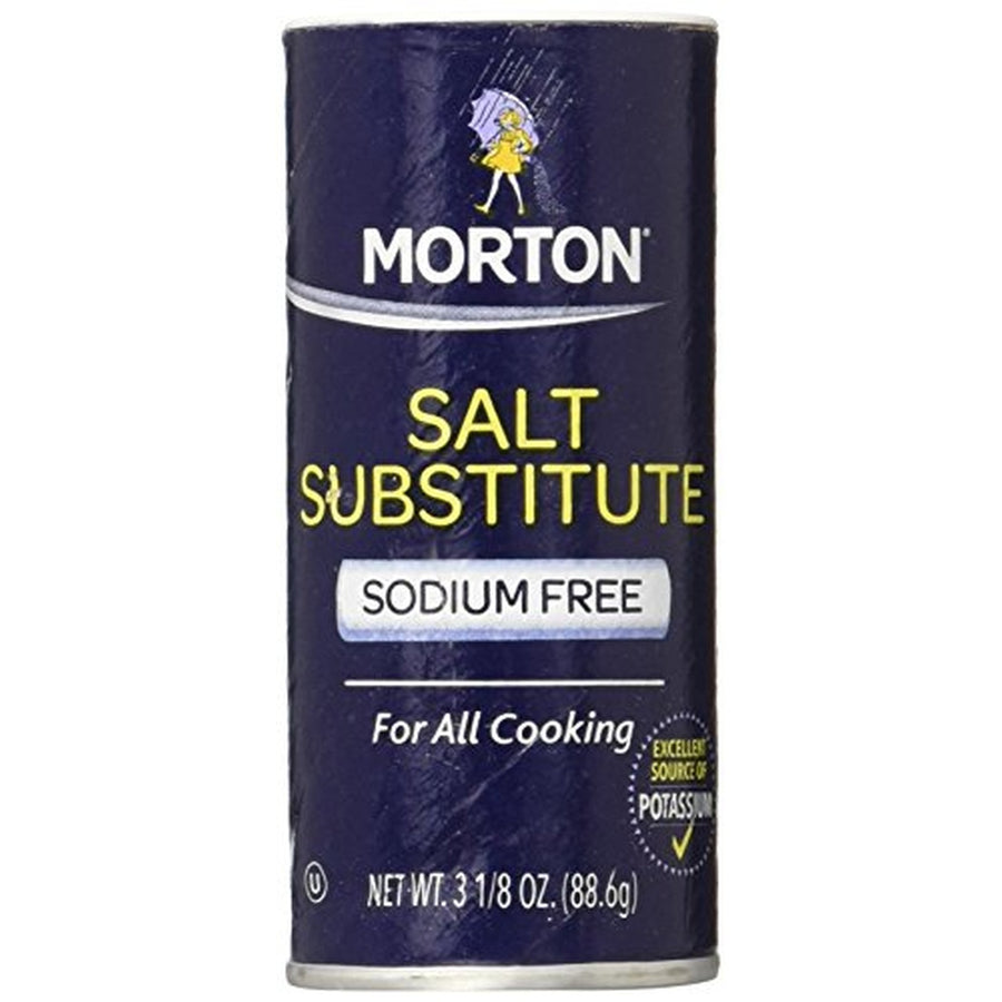 Morton Salt Substitute, Sodium Free, 3.12 oz