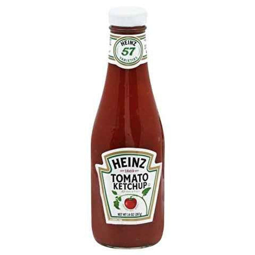 Heinz Ketchup Glass Bottle, 14 oz