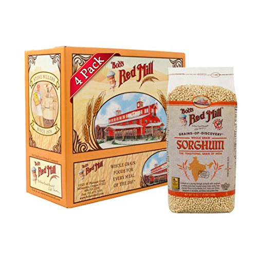 Bob's Red Mill White Sorghum Grain, Gluten Free, 24 oz, 4 Pack