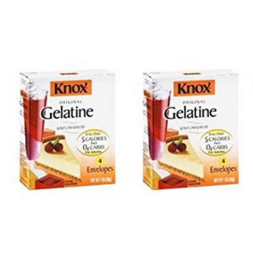 Knox Unflavored Gelatine Packets, 2 Boxes, 8 Packets
