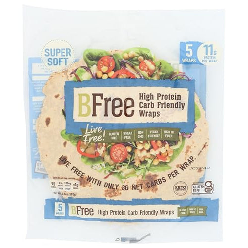 BFree High Protein Carb Savvy Tortillas, 5 Count