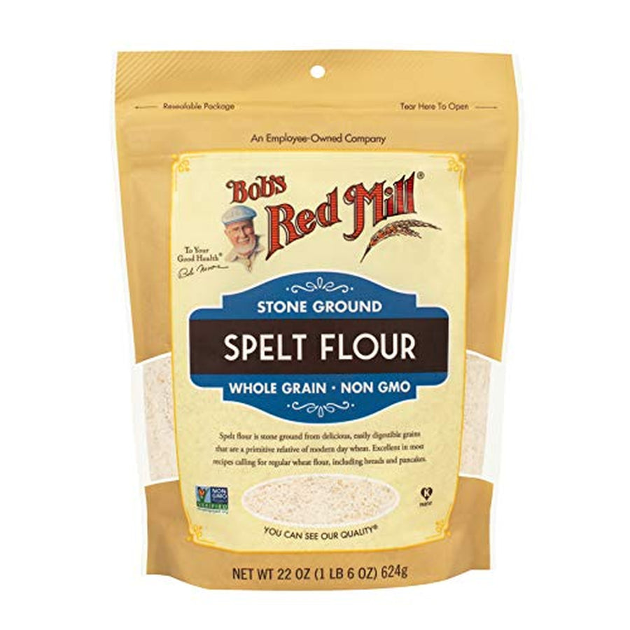Bag of Bob's Red Mill Whole Grain Spelt Flour, 22 oz