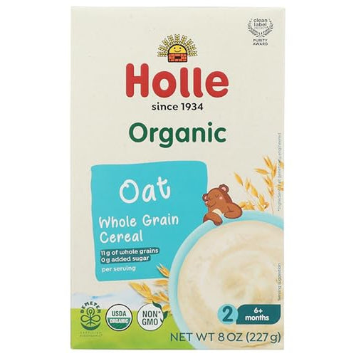 Holle Organic Wholegrain Oat Cereal, 8 oz