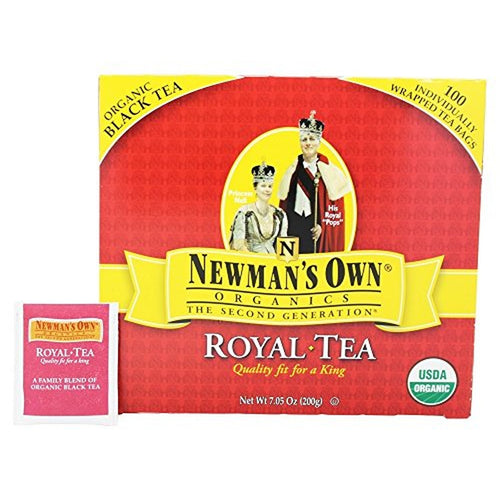 Newman's Own Organic Royal Black Tea, 100 Count