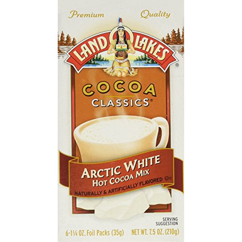 Land O Lakes Arctic White Hot Cocoa Mix, 6 Packets