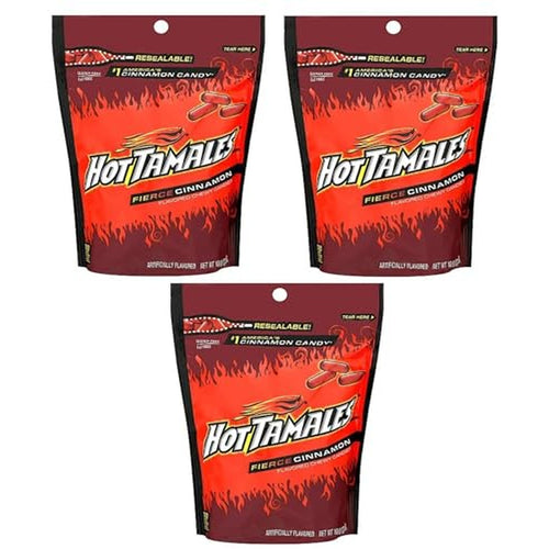 Hot Tamales Cinnamon Candy, 10 oz, 3 Pack