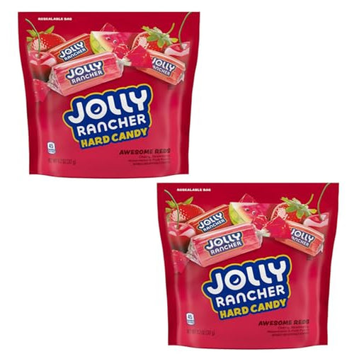 Jolly Rancher Awesome Reds Hard Candy, 2 Bags