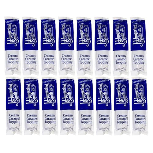J. Hungerford Smith Caramel Topping Packets, 1.5 oz, 16 Pack