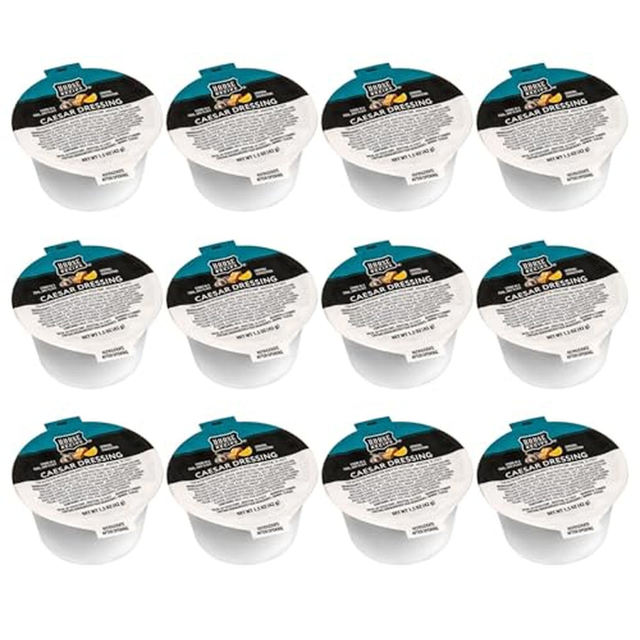 House Recipe Caesar Dressing Cups, 1.5 oz, 12 Count