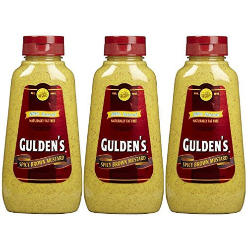 Gulden's Spicy Brown Mustard, 8 oz, 3 Pack