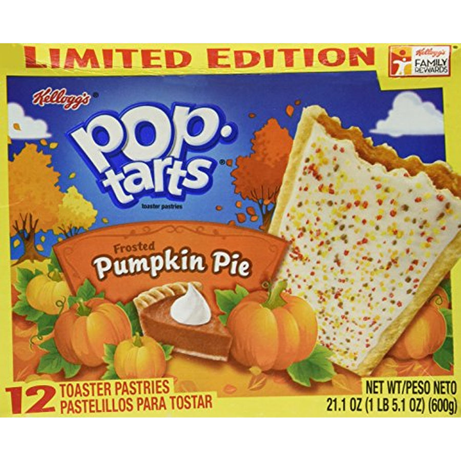 Pop-Tarts Frosted Pumpkin Pie, Limited Edition, 12 Count, 3 Boxes