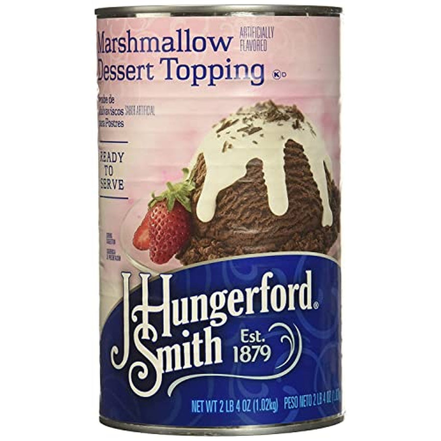 J. Hungerford Smith Marshmallow Dessert Topping, 36 oz Can