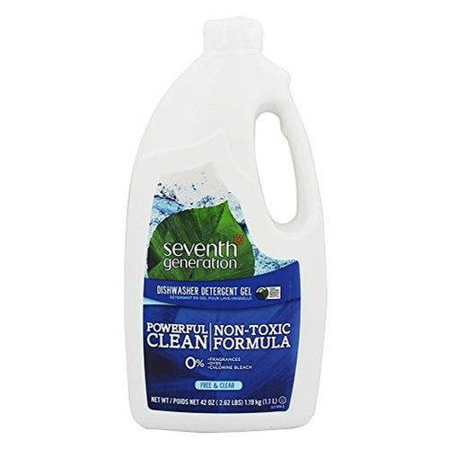 Seventh Generation Gel Dishwasher Detergent, Free & Clear, 42 oz