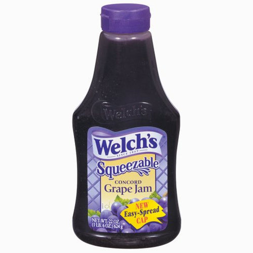 Welch's Squeeze Bottle Concord Grape Jam, 22 oz