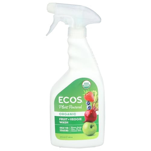 ECOS Organic Fruit and Veggie Wash, 22 fl oz