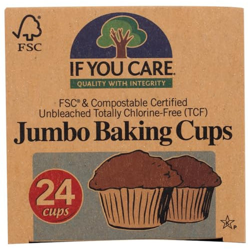 If You Care Jumbo Baking Cups, 2 Pack
