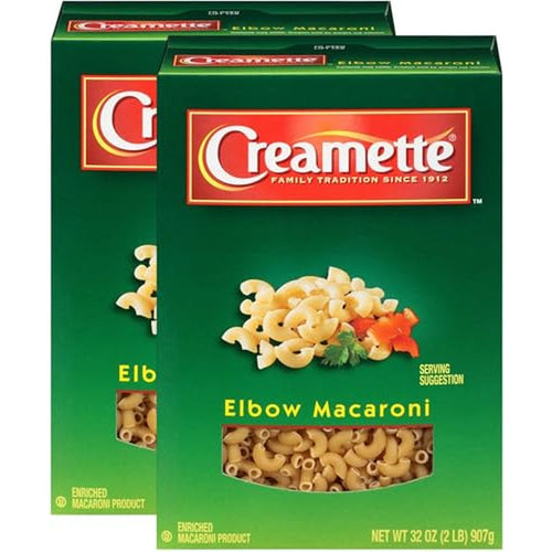 Creamette Elbow Macaroni Pasta, 16 oz, 2 Pack