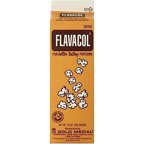 Concession Essentials Flavacol Popcorn Seasoning Salt, 35 oz