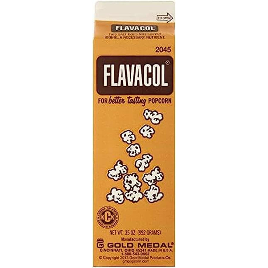 Concession Essentials Flavacol Popcorn Seasoning Salt, 35 oz