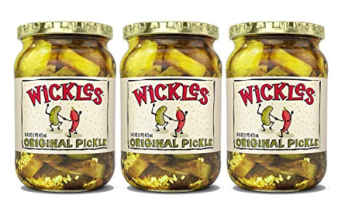 Wickles Original Pickle Slices, 16 oz, 3 Pack