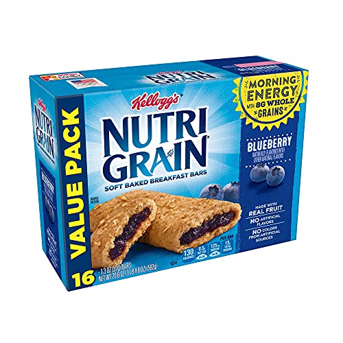 Kellogg's Nutri - Grain Blueberry Cereal Bar - 16 Pack Kellogg's