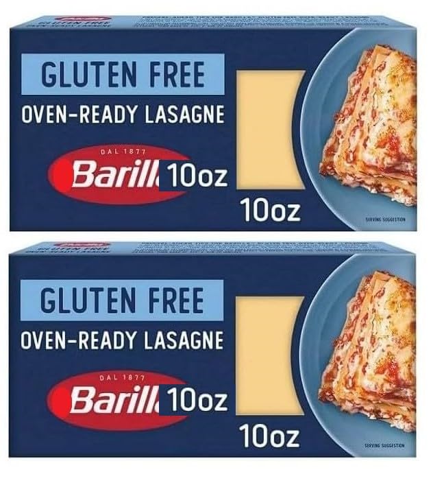 (Pack of 2) Gluten Free Oven-Ready Lasagna, 10 Ounce Boxes Miras