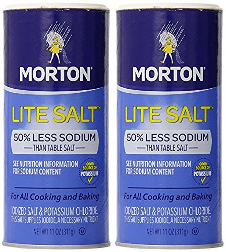 Morton Salt Lite Salt, 11 oz, 2 pk Morton