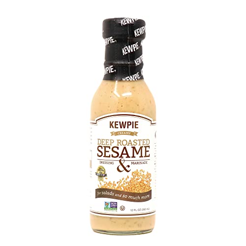 [KEWPIE] Deep Roasted Sesame Dressing, Dressing of the Year Winner, Best Asian Dressing and Marinade, 12oz (Pack of 2) Kewpie