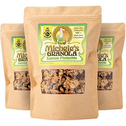 Michele's Lemon Pistachio Granola, 3 Pack