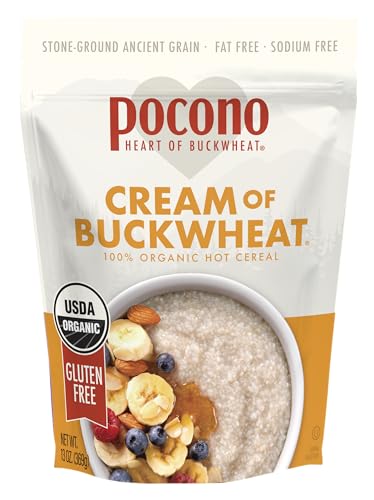 Pocono Organic Cream of Buckwheat Cereal, 13 oz, 3 Pack