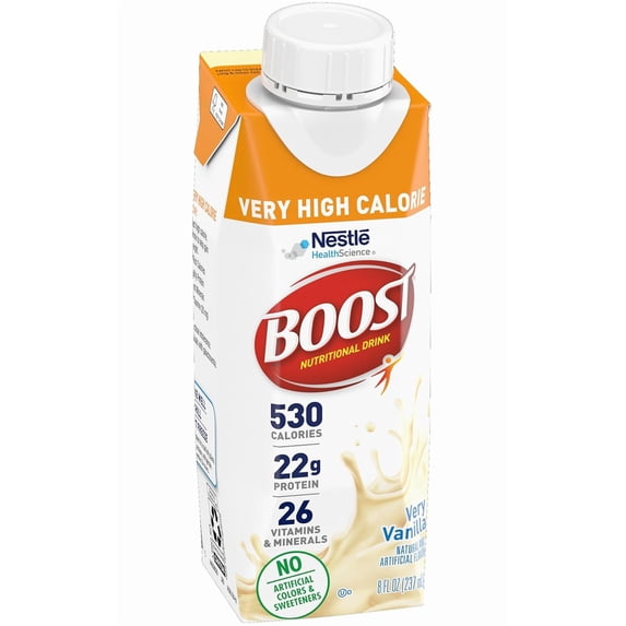 BOOST High Calorie Nutritional Drink Variety Pack 12ct, 530 Cal BOOST