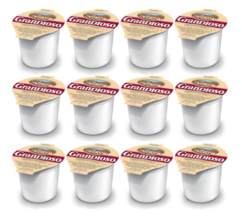 Grandioso Garlic Dipping Sauce 1.5 oz Dipping Cup | Pizza Garlic Sauce Dip | Gluten-Free | Keto | Kosher | Made in America | 12 Pack GRANDIOSO