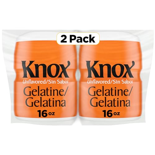 Knox Unflavored Gelatin, 2 Ct Pack, 16 Oz Canisters Knox