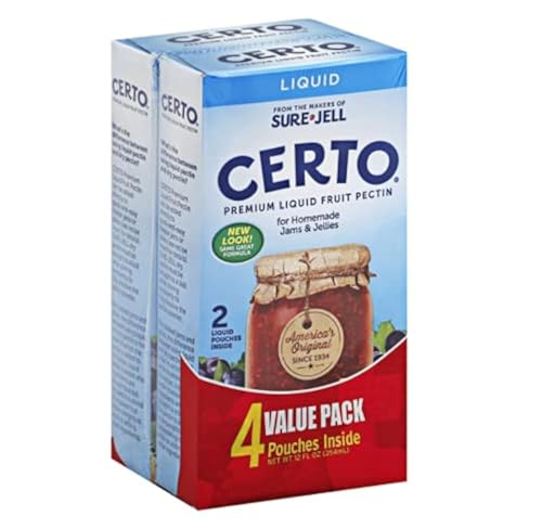 Certo Premium Liquid Fruit Pectin (6 fl oz Boxes (2 packet in each box)), Set of 2 boxes, total 4 packets Certo