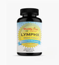 Supplement bottle labeled 'LYMPHX' by 'Healthy Day' on a white background